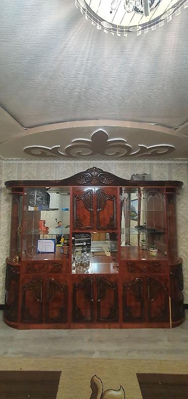 Гарнитуры для зала: Гарнитур для зала, Б/у, Шкаф, МДФ, Самовывоз, цвет - Коричневый — 5