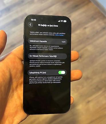 6s iphone: IPhone 13, 128 GB, Midnight, Zəmanət, Simsiz şarj, Face ID — 2