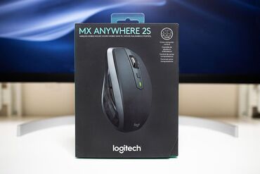 компьютерные мыши logitech: Беспроводная компактная мышь Logitech MX Anywhere 2S, графитовый