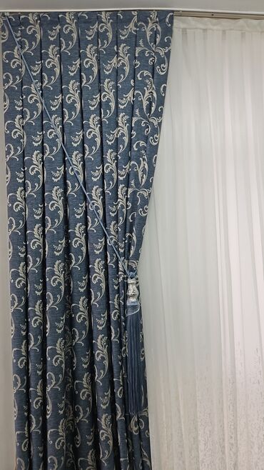 Pərdə və tüllər: Pərdə aksesuarları, tavan bağlama qotazlar, rəng seçimi var — 4