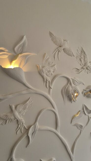 Malyar işləri: Xidmət: Fərdi divar rəsmləri və relyef (stuko) dekoru Təsvir: - — 19