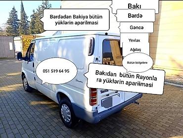 furqon ceşqa: Yükdaşıma xidməti – şəhərlərarası və rayonlara Ağ yük furgonu ilə — 1