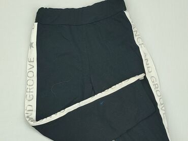 czarne skorzane spodnie: Spodnie dresowe, 3-4 lat, 104, stan - Dobry