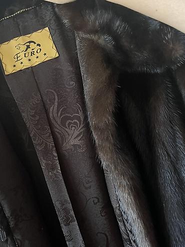 Шубы: Шуба, Норка, Длинная модель, С капюшоном, L — 12