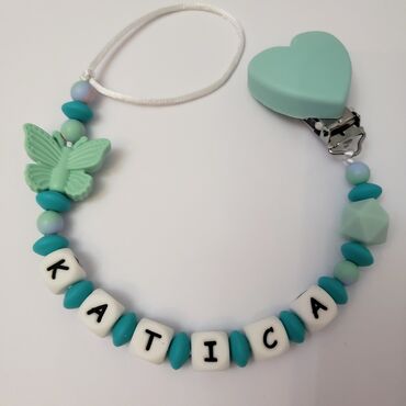 Ostale dečije stvari: Silikonski lancic za dudu ili glodalicu sa imenom po vasoj zelji na lalafo.rs — 18 Ostale dečije stvari: Silikonski lancic za dudu ili glodalicu sa imenom po vasoj zelji — 18