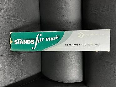 Ostali muzički instrumenti: König & Meyer 10065 – stalak za note - Lagani, sklopivi notni — 1