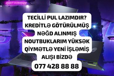 Noutbuk və netbuklar: Yüksək qi̇ymətlə noutbuklarin alişi
yeni̇ i̇şləmi̇ş