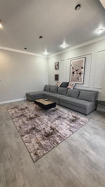 osh flat: 3 комнаты, 90 м², Асанбай мкр Элитка, 12 этаж, Евроремонт — 1