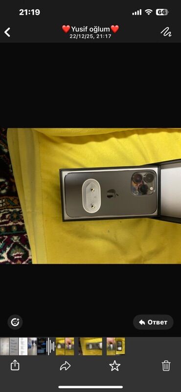 Apple iPhone: IPhone 13 Pro, 256 GB, Midnight, Simsiz şarj — 3