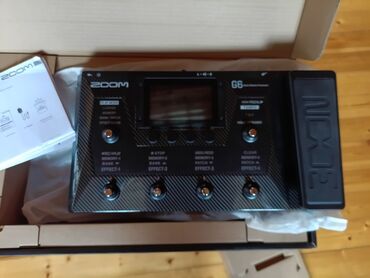 Mikrofonlar: Zoom G6 Guitar Multi-Effects Processor - Gitaraçılar üçün çoxeffekt