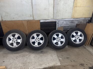 шина 21565 r16: Колеса в сборе 215 / 65 / R 16, Зима, Б/у, Комплект, Легковые, Литые, отверстий - 5