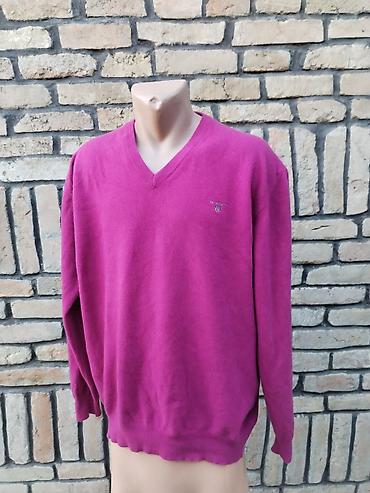 slovo l: Original GANT V-izrez džemper 3XL – Premium Jagnjeća vuna i Kašmir — 5