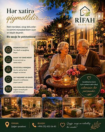 həyət qapıları: Rifah Baxım Evi – sevgi ilə peşəkar qayğı Rifahda hər sakinimizin — 1