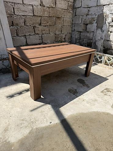 quba mas: Dördbucaq masa, Açılmayan, Təkərsiz, Teksturalı laminat — 1