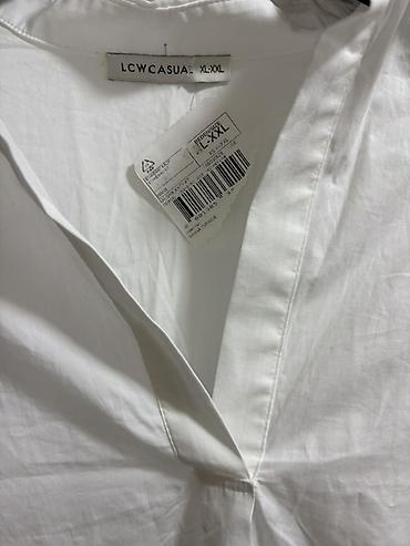 lc wikiki: LCW Casual qadın köynəyi - Rəng: ağ - Ölçü: XL–XXL (etiketdə — 2