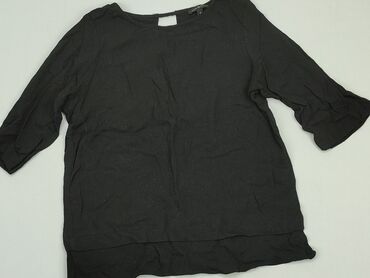 czarne tiulowa bluzki: Bluzka Damska, River Island, S, stan - Dobry