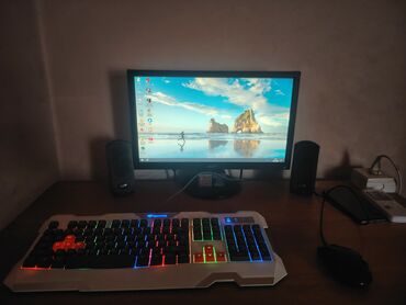 lenevo ideapad 5 pro: Satılır sistem bloku monitor klaviyatura maus kalonka hamsı bir yerde