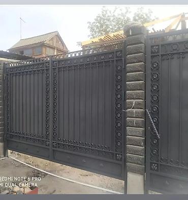 Откатные ворота: Металлические ворота любых размеров на заказ 🔒 Защитите свой дом — 6