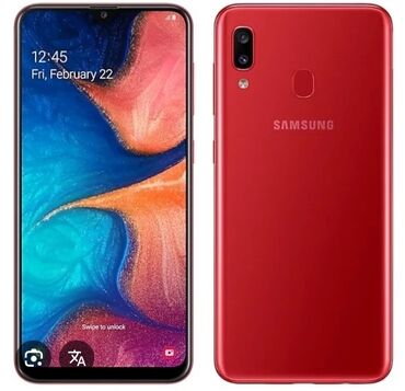 Samsung: Samsung Galaxy A20, 32 ГБ, цвет - Красный