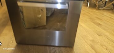 Plitələr və bişirmə panelləri: Duxovka Hotpoint-Ariston, Elektrik, rəng - Gümüşü, Quraşdırılan, İşlənmiş