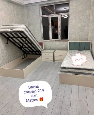 Çarpayılar: Yeni, Təknəfərlik çarpayı, Bazasız, Matras ilə, Siyirməsiz, Azərbaycan — 13