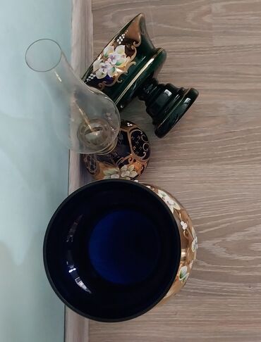 Digər qab-qacaq və mətbəx ləvazimatları: Bagema qablar.az işlenmiş.Guldan,Lanpa,Kanfet qabı 3- bir yerdə 30 — 5