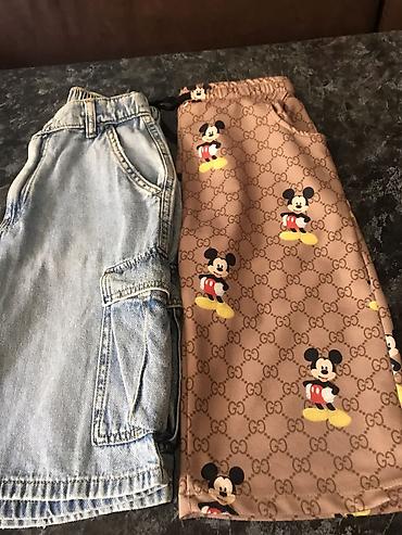 6 yaş: Zara və miki şort 10-11 yaş unisex ideal vəziyyətdə 8 man — 6