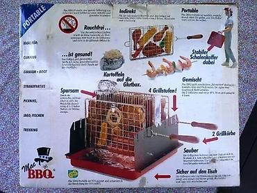 Sve za roštilj: Prenosivi roštilj “Mr. BBQ” u koferu - Kompaktan sklopivi roštilj — 8