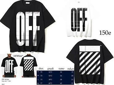 Majice: Men's T-shirt Off-White, bоја - Crna — 16