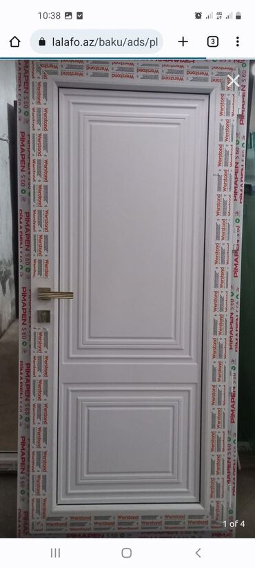 Plastik qapılar: Yeni Plastik qapı Zamok və çərçivə ilə, Zəmanətli, Pulsuz quraşdırma, Pulsuz çatdırılma — 35