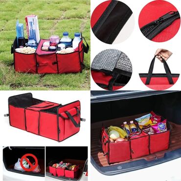 Oprema za kampovanje: Organizer torba za gepek sa termos pregradom Idealno za — 1