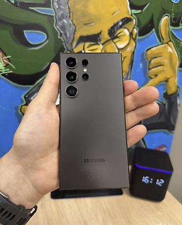 галакси s24 ultra: Samsung Galaxy S24 Ultra, Б/у, 512 ГБ, цвет - Серый, 2 SIM — 1