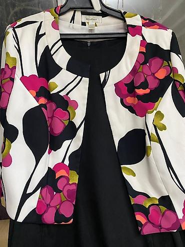 Жеке буюмдар: Комплект женской одежды Dressbarn: черное платье-футляр + укороченный — 2