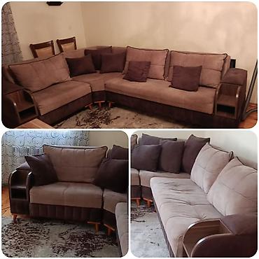 Divanlar: Künc divan, İşlənmiş, Bazalı — 1