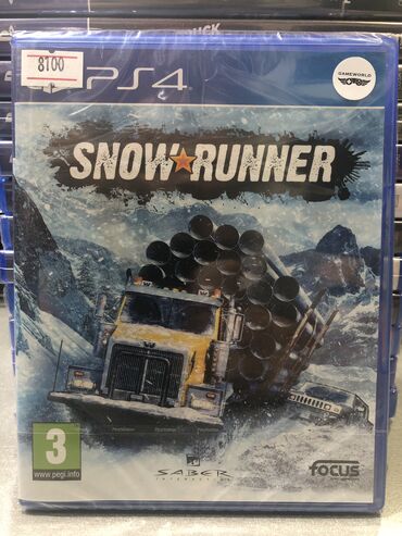 snow runner: Playstation 4 üçün snow runner oyunu. Yenidir, barter və kredit