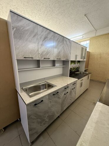 Кухонные гарнитуры: Кухонный гарнитур, Новый, цвет - Белый, Бесплатная доставка — 3