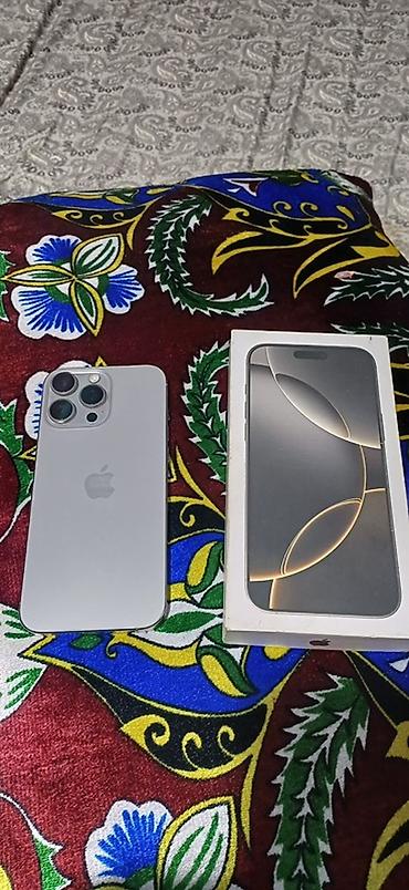 ноутбуки apple цена в бишкеке: IPhone 16 Pro Max 256 памят сатылат абалы жакшы 91%емкост телфон таза — 4