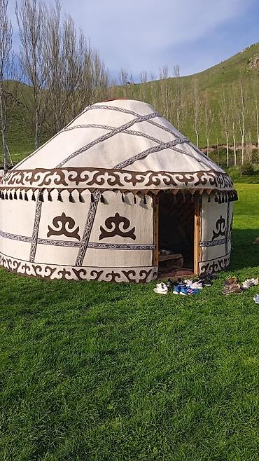 Аренда юрт: Аренда юрты, Каркас Деревянный, 80 баш, С полом, Самовар, Стол — 8