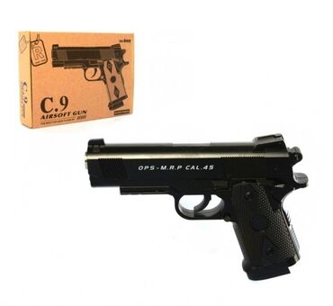 темир писталет: Airsoft Gun C.9 железный пистолет! Полностью из металла в том и числе