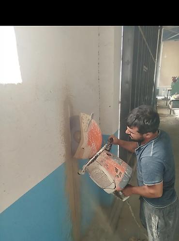 qaynaq isleri: Xidmət: Beton, daş və kərpic divarlarda dəqiq şırımların — 1