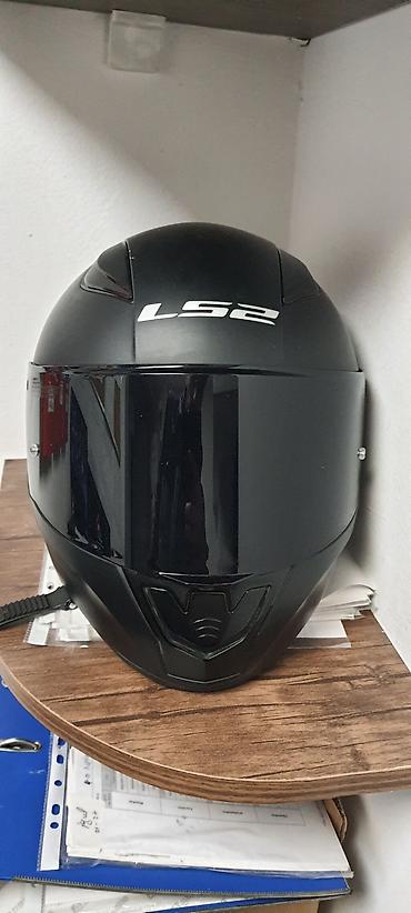 moto hisseler: LS2 tam üzlü motosiklet dəbilqəsi - Rəng: mat qara - Marka/model: LS2 — 2