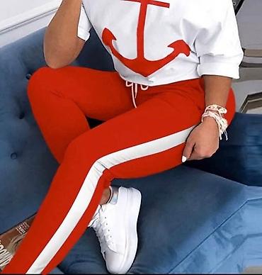 Gornji i donji deo: Ženski komplet – majica i donji deo trenerke S M L XL 2XL 3XL - — 8