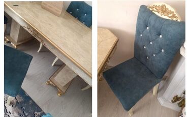 мебель для кухни: Stol, 6 stul 350 AZN satılır Heç bir poblemi yoxdur ünvan Binəqədi ✨