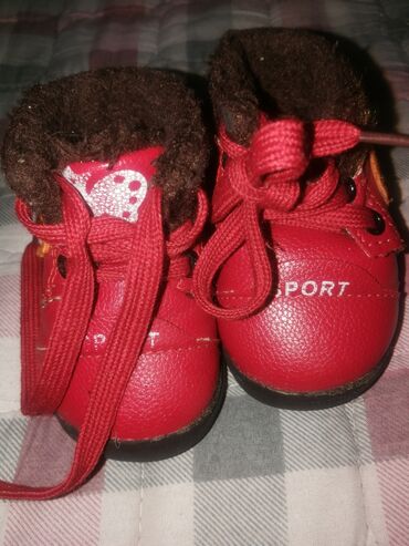 красные детские туфли: Теплые босаножки размер 14