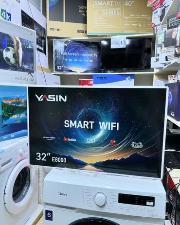 телевизор smart tv: 🔥🔥АКЦИЯ ‼️👍🔥 У нас самый низкий цены. Акция!!! Ясин 32 дюм диагонал