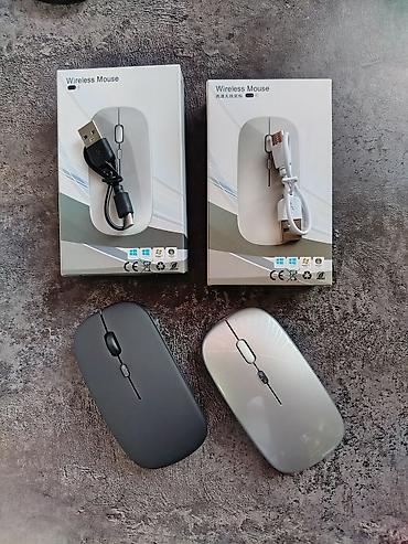 Беспроводная мышь (Wireless Mouse) 💵Цена 650 сом Цвет черный/ серый