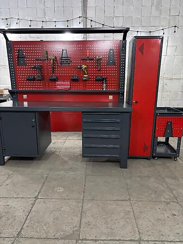 Avtoservis avadanlıqları: Metall ustalarına və servis mərkəzlərinə uyğun komplekt iş stolu və — 1