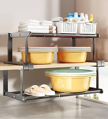 Другие товары для дома: Полка для ванной комнаты Нержавеющая кухонная / ванная полка для — 1