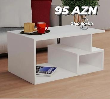 mdf material: Düz masa, Açılmayan, Təkərsiz, Laminat, Azərbaycan, Zəmanətli, Pulsuz quraşdırılma — 1