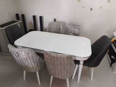 Sifarişlə masa və oturacaq dəstləri: Dördbucaq masa, Qonaq otağı üçün -da lalafo.az — 9 Sifarişlə masa və oturacaq dəstləri: Dördbucaq masa, Qonaq otağı üçün — 9